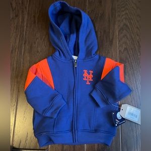 Toddler NY Mets Zip Up Sweatshirt